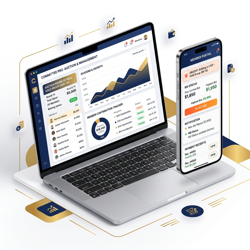 Chit Fund System Mockup