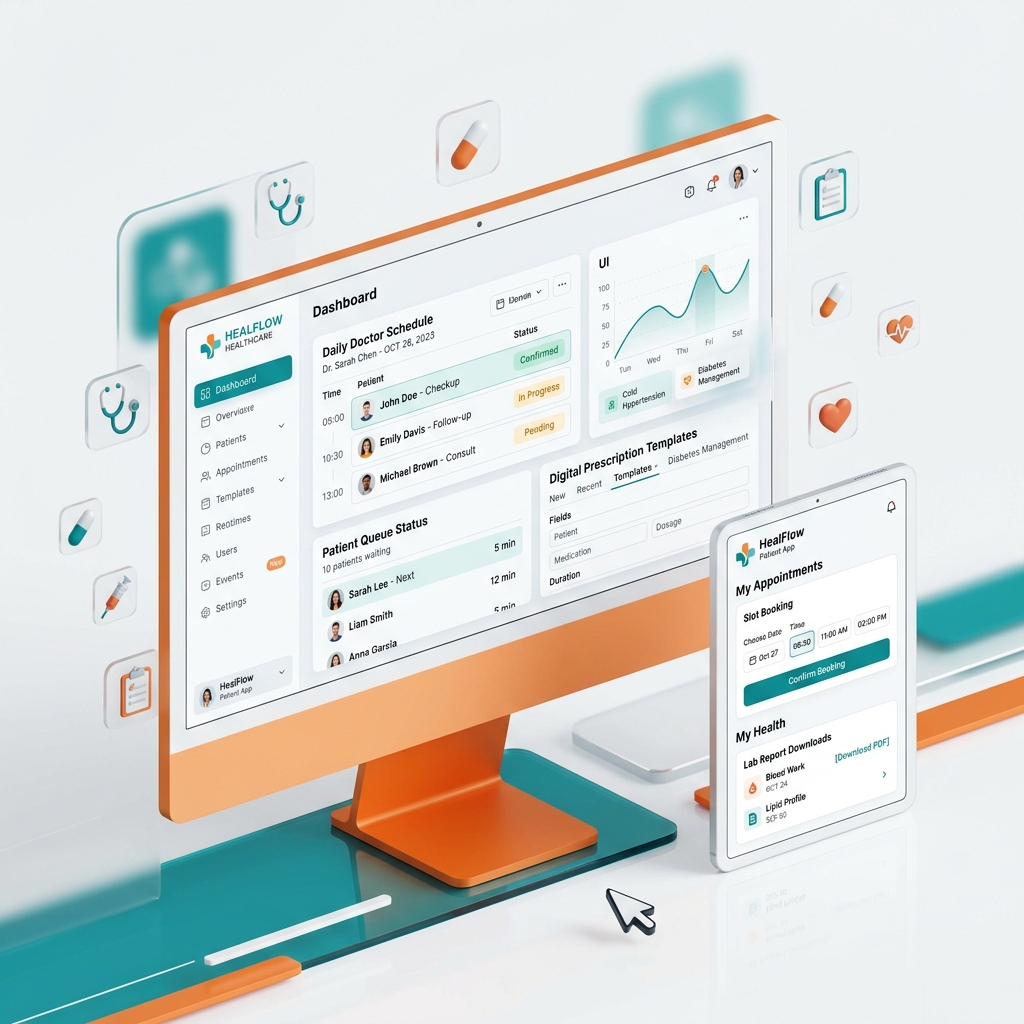 Clinic Management System Mockup