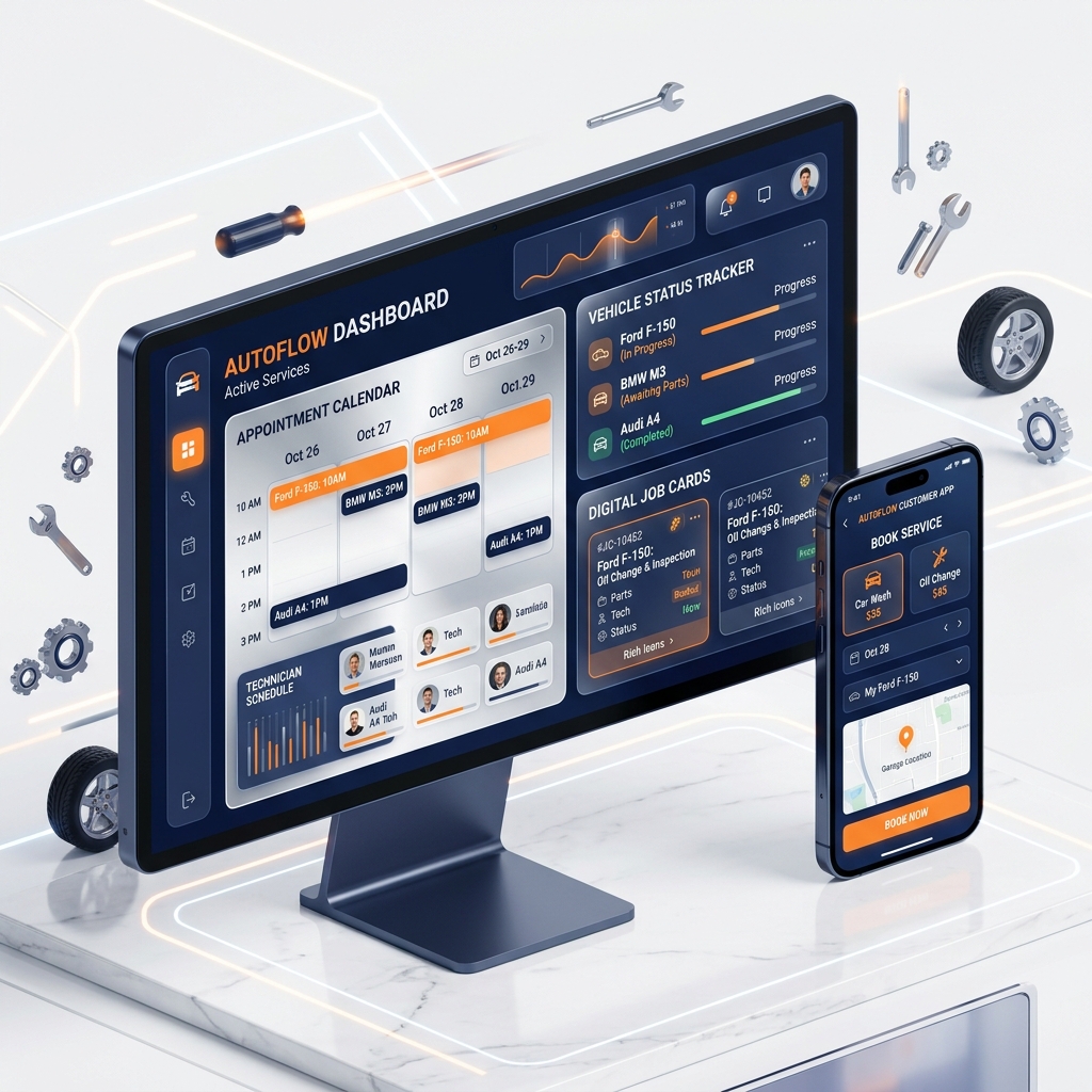 Garage Management System Mockup